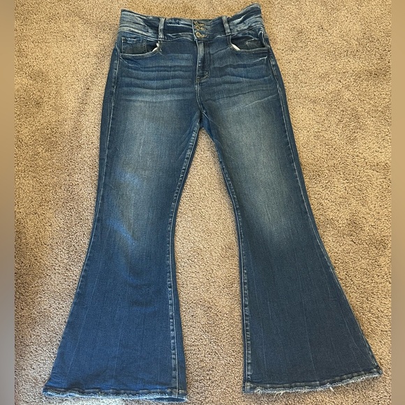 KanCan Denim - KanCan Dark Blue Flare Jeans Women’s Size 31